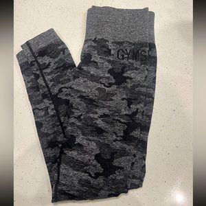ARMY BLACK GYMSHARK LEGGINGS